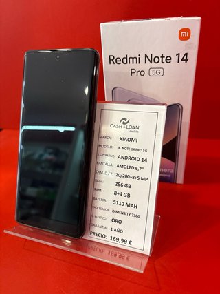 Xiaomi Redmi note 14 pro 5g de 256gb impecable
