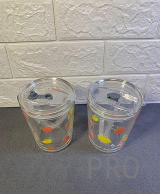 Relaxdays Set de 2 Vasos Infantiles