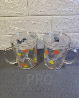 Relaxdays Set de 2 Vasos Infantiles