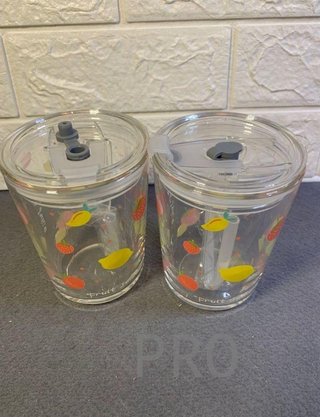 Relaxdays Set de 2 Vasos Infantiles