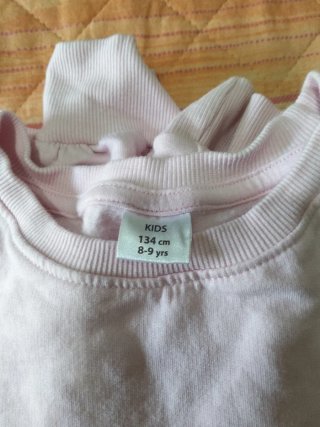 Felpa rosa Pepco con cuore 8-9 anni