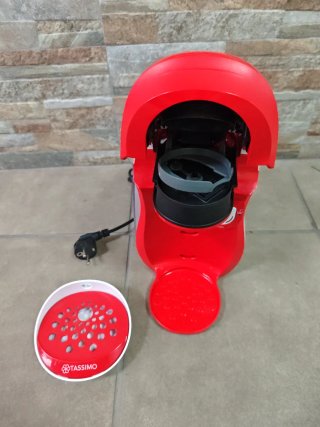 Cafetera Tassimo Bosch Roja y Blanca