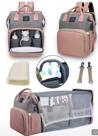Bolsa Pañalera Cuna Bebé Viaje LAND