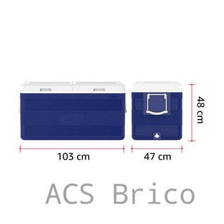 Nevera KeepCold Deluxe - 103x47x48 cm - 144,40 L - Azul