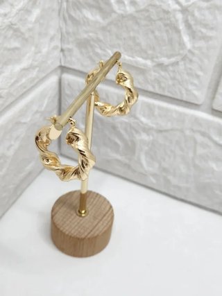 Pendientes Grecos Goldfilled Rizados