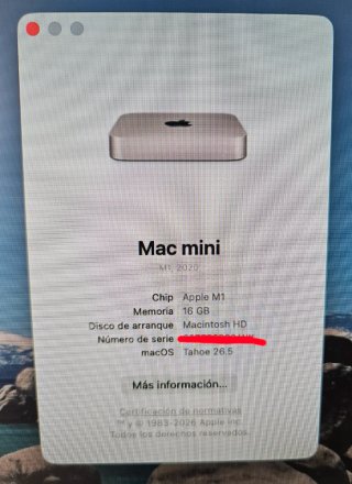 Mac mini M1 16GB RAM / 256GB SSD