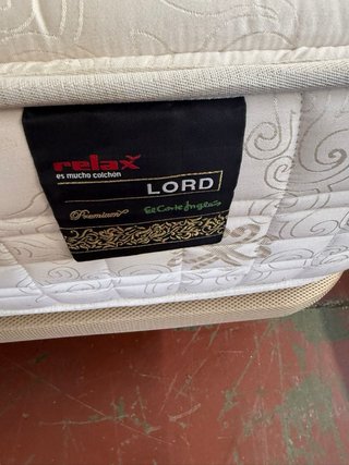 BASE Y COLCHON RELAX LORD PREMIUN VISCO 135x190