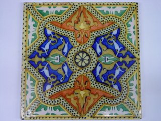Azulejos antiguos pintado a mano 1900