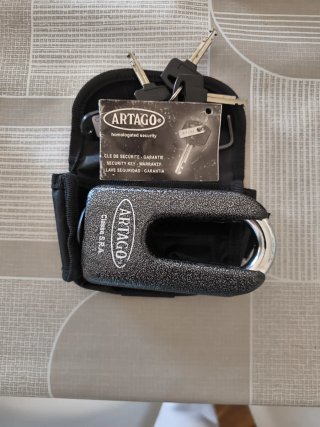 Candado ARTAGO Homologado Seguridad Moto