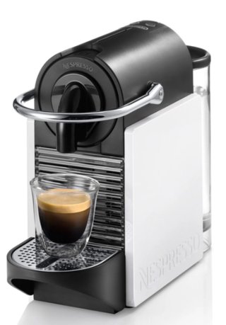 Cafetera Nespresso Delonghi pixie Gris