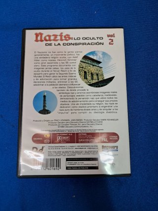 PELICULAS DVD NAZIS: LO OCULTO DE LA CONSPIRACION