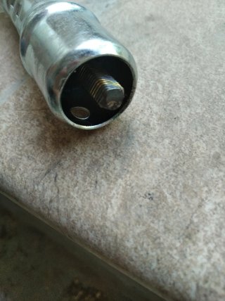 Barra extensible para desbrozadora