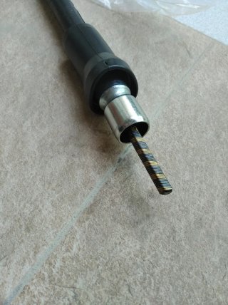 Barra extensible para desbrozadora