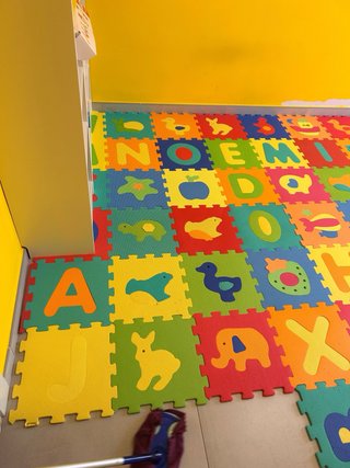 Tappetone puzzle bambini lettere e numeri