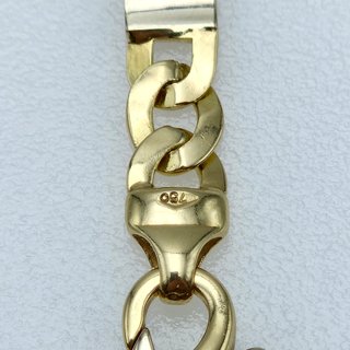 Cadena de Oro 18K, Cubana Combinada, 18,8gr, 45cm
