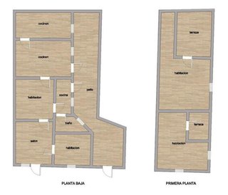 Casa pareada en venta en Daimiel