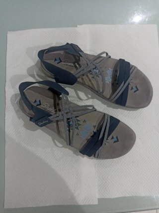 Sandali Skechers Memory Foam Blu/Grigio