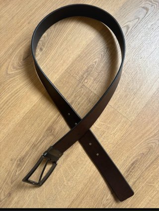 Cinturón de piel reversible hombre