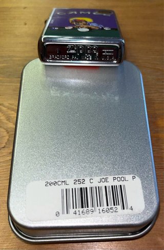 Zippo Camel 252C Joe Pool Player MINT