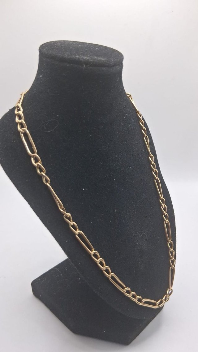 Cadena Figaro Oro 18k 9,73gr Ref G-175