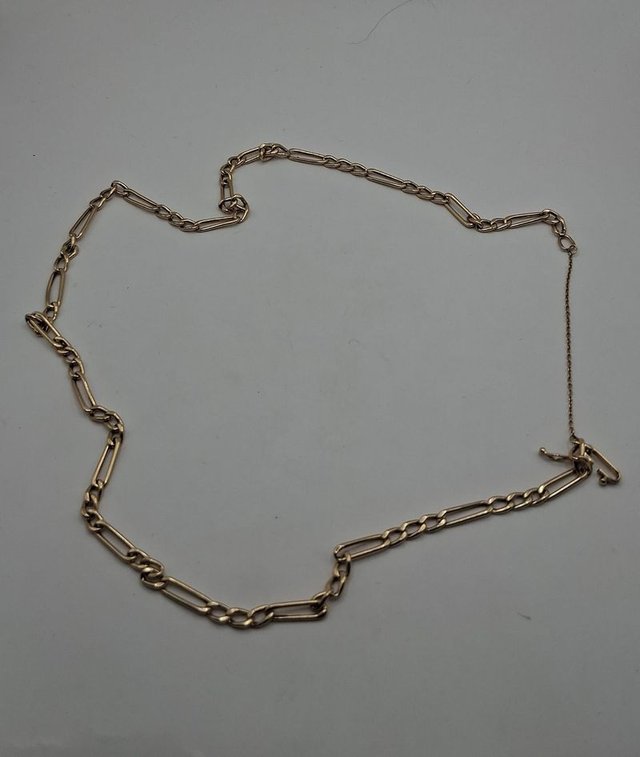 Cadena Figaro Oro 18k 9,73gr Ref G-175