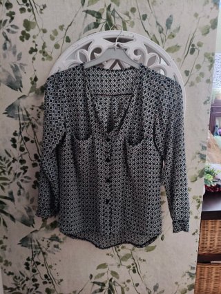 Blusa estampada talla M