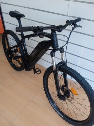 Bicicleta Eléctrica Rockrider Negra