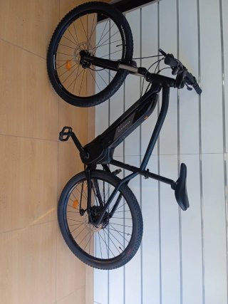 Bicicleta Eléctrica Rockrider Negra