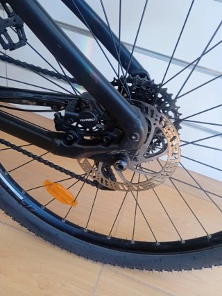 Bicicleta Eléctrica Rockrider Negra