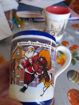 3 Tazas Cerámica Navideñas Zaragoza