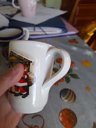 3 Tazas Cerámica Navideñas Zaragoza