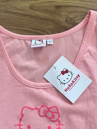 Canottiera rosa Hello Kitty nuova con cartellino