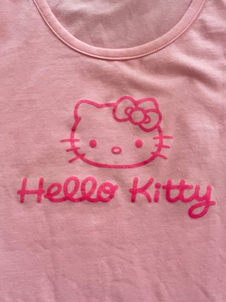 Canottiera rosa Hello Kitty nuova con cartellino