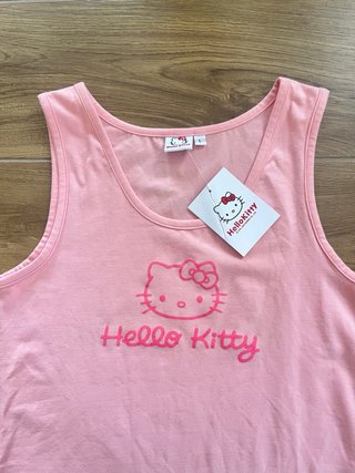 Canottiera rosa Hello Kitty nuova con cartellino