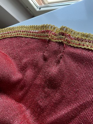 Maglia Nadini seta laminata ruggine vintage