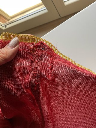 Maglia Nadini seta laminata ruggine vintage