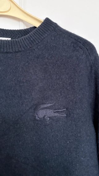 Jersey Lacoste Lana Azul