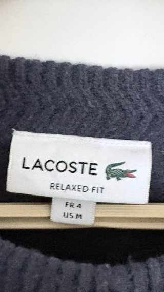 Jersey Lacoste Lana Azul