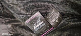 Chaqueta Moto SEVENTY DEGREES XS Negra/Rosa
