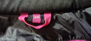 Chaqueta Moto SEVENTY DEGREES XS Negra/Rosa