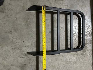 Portaequipajes trasero negro