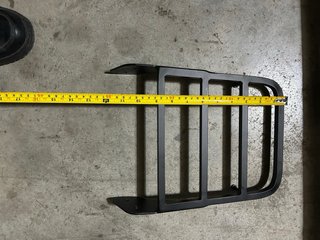 Portaequipajes trasero negro
