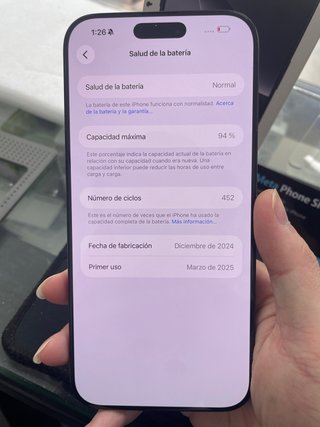 iPhone 16 Pro Max 256GB Negro