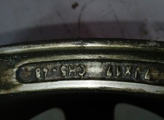 Peugeot 473661 7 j x17 ch5 llanta 407 st sport