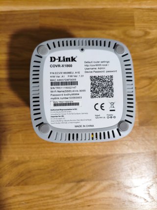 Pack 2 D-Link COVR-X1860 Wi-Fi 6 Mesh AX1800