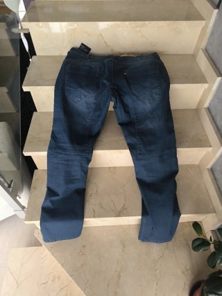 Pantalón vaquero moto con protecciones, t. 44, 46