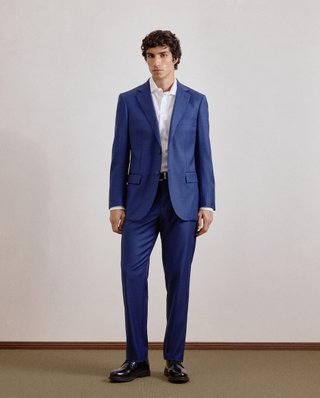Traje chaqueta lavable Dustin azul Hombre T50 L