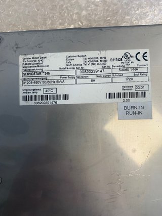 Servodrive Kollmorgen Servostar 300