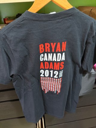 Maglietta Bryan Adams Tour 2012 Tg S