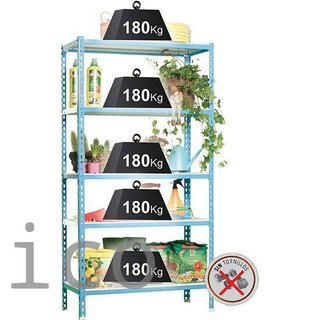 Estantería Metálica 1800x900x400 mm - 900 Kg